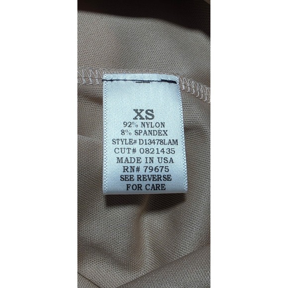 Mystic Lace Sheath Dress Womens XS Navy Blue Floral Long Sleeve Cocktail D13478L - Picture 4 of 8